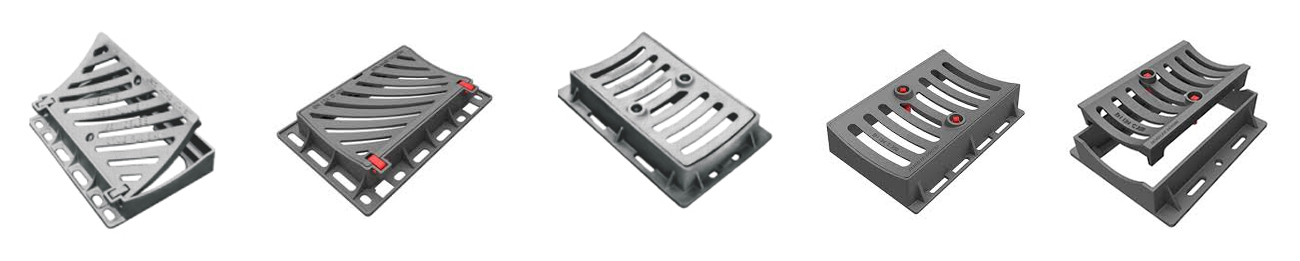 oluklu yağmur suyu ızgaraları